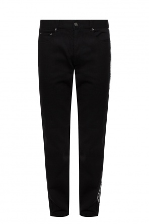 Jeansy z lampasami z logo, zdjęcie 1 Jeansy z lampasami z logo od Givenchy
